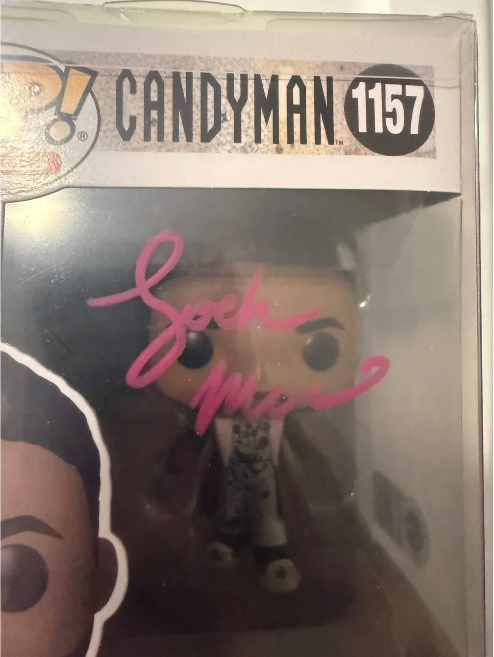 Funko Pop! Candyman #1157 Signed by Lochlyn Munro SWAU Auto